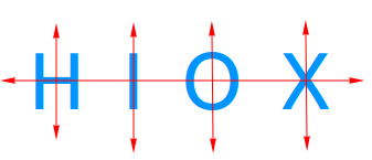 Letters H, I, O, and X have two lines of symmetry