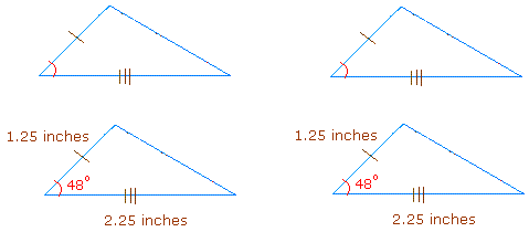 Congruent triangles by SAS