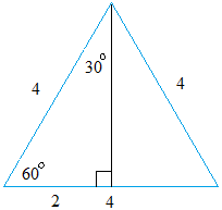 Using The 30 60 90 Triangle To Find Sine And Cosine