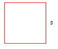 Square with side s