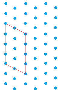 Isometric drawing of the front of a fridge