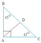 right angle isosceles triangle calculator