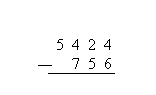 Subtracting Whole Numbers