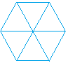 Tessellation made with triangles