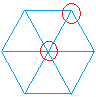 360 degrees angle in a tesselation