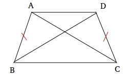 Prove that the Diagonals of an Isosceles Trapezoid are Congruent