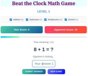 Integers game